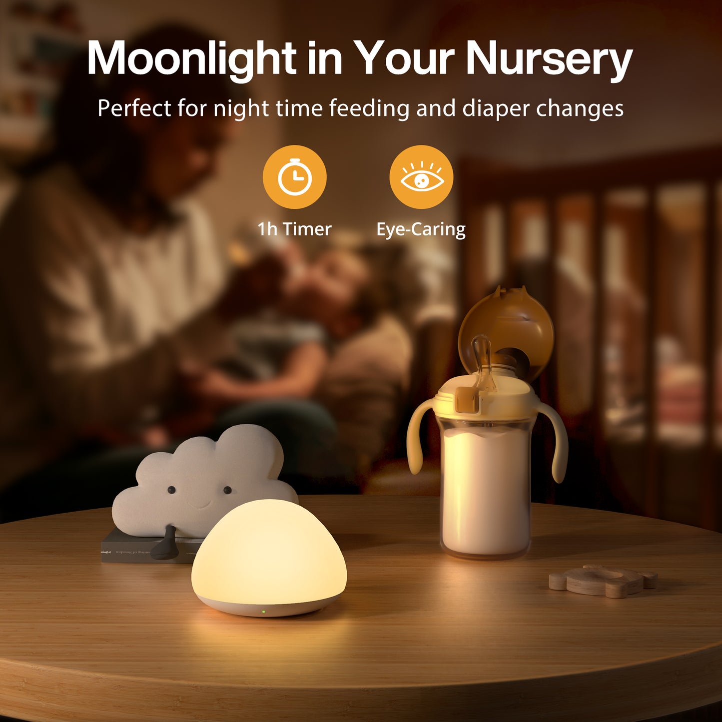 JolyWell JW-CL003 Baby Night Light for Nursery