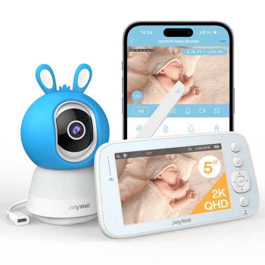 JolyWell JW-BBM005 Baby Monitor with App Control