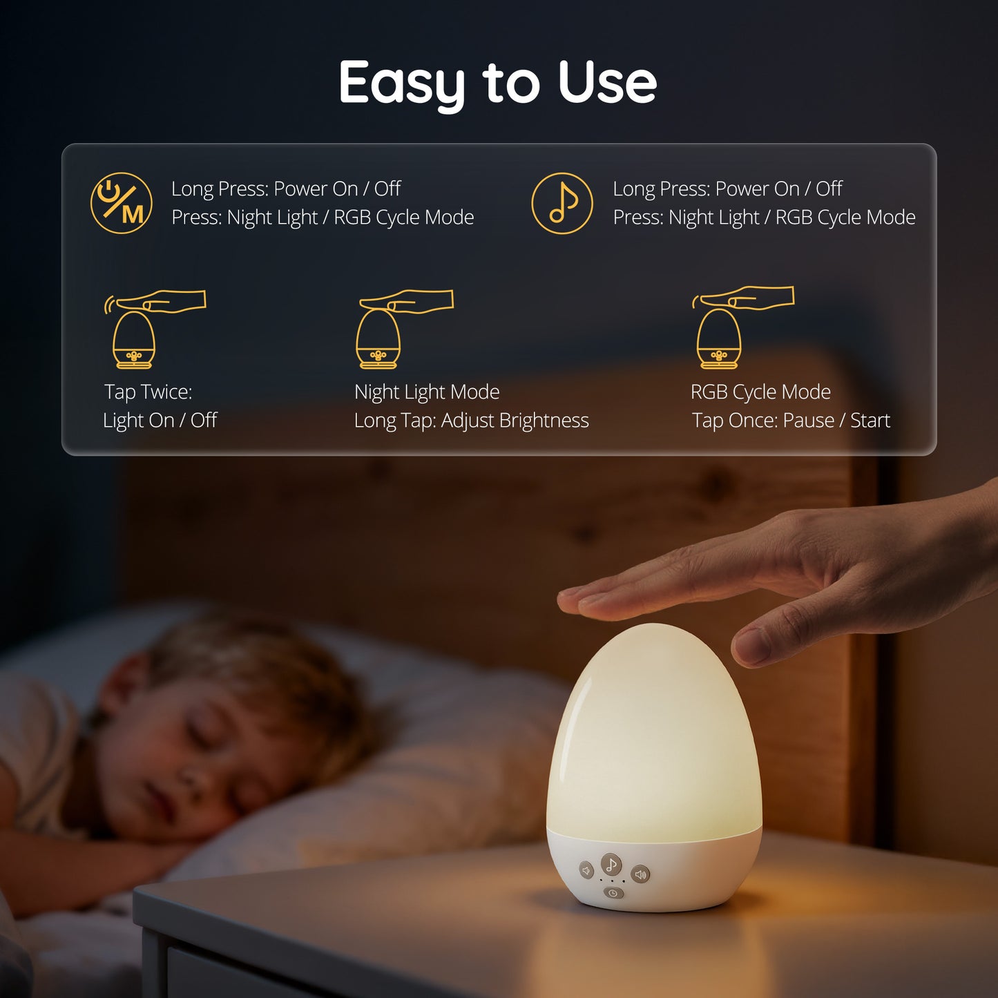 JolyWell JW-CL004 Night Light for Kids